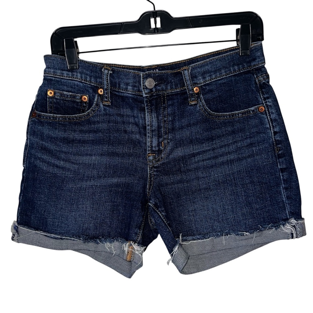 GAP Jean Shorts 5” Blue Cut Off Size 26